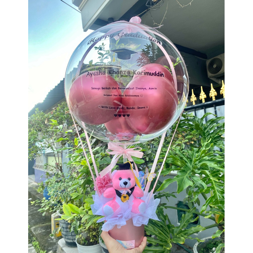 SPECIAL PROMO | Buket Balon PVC Boneka | Buket Balon PVC Coklat | Bouquet Balon PVC Udara | Bucket K