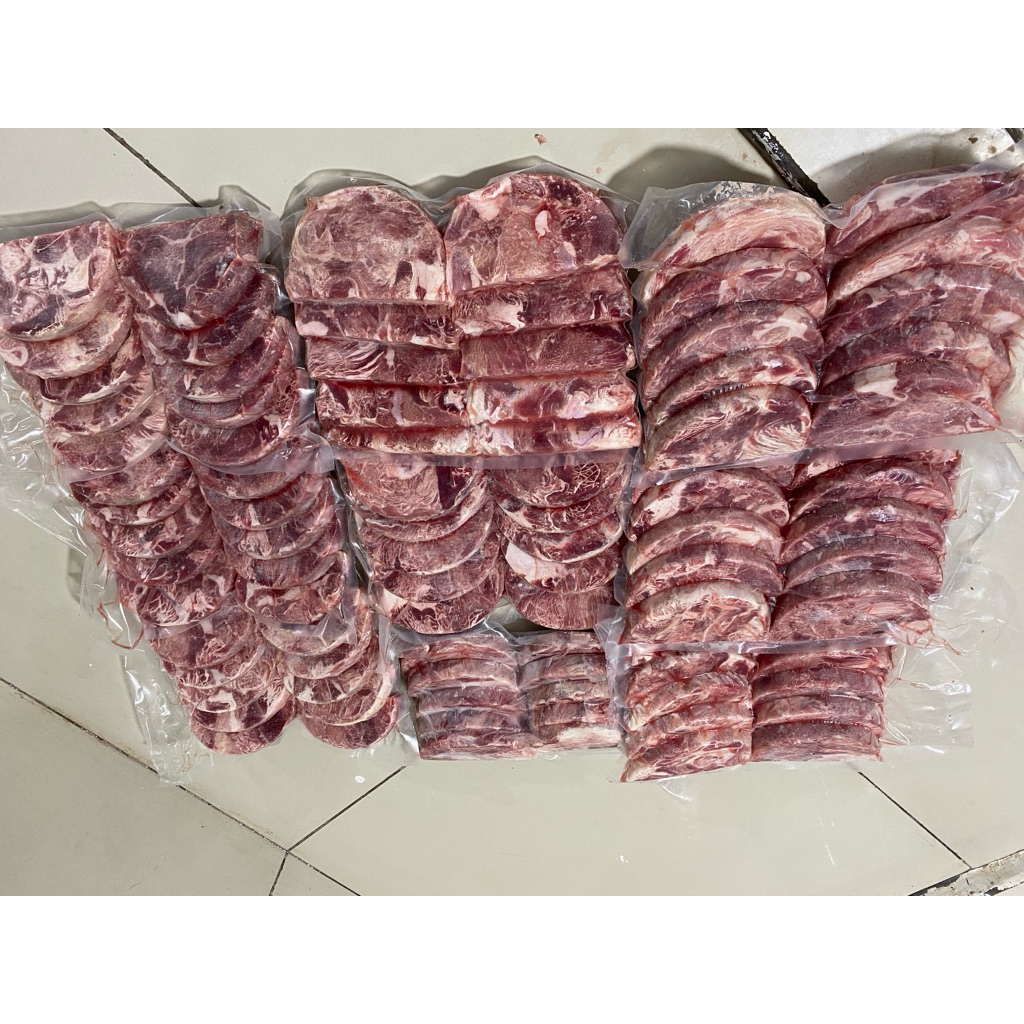 

Beef mess kipas/bulan 1kg cut 100g ekonomis isi 10
