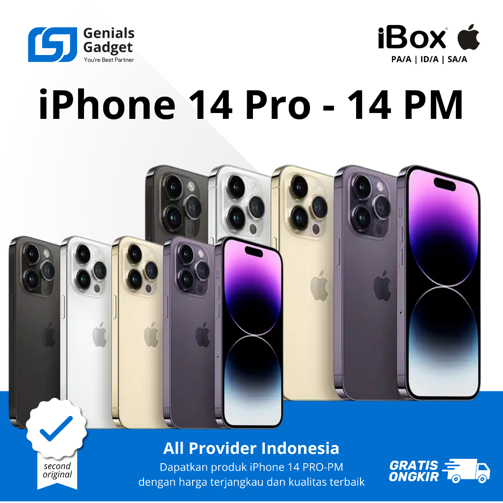 GG - IP 14 PRO / IP 14 PRO MAX 128GB 256GB dan 512GB Second BEKAS | MULUS NORMAL FULLSET