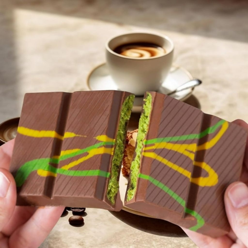 

QH Coklat Dubai Ulker Turki Isi Kunefe Pistachio