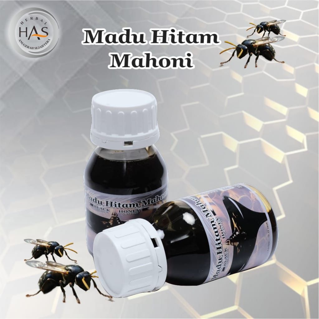 Original 100% madu hitam mahoni 350ml - atasi gula darah, tensi darah, kolesterol, pencernaan dll