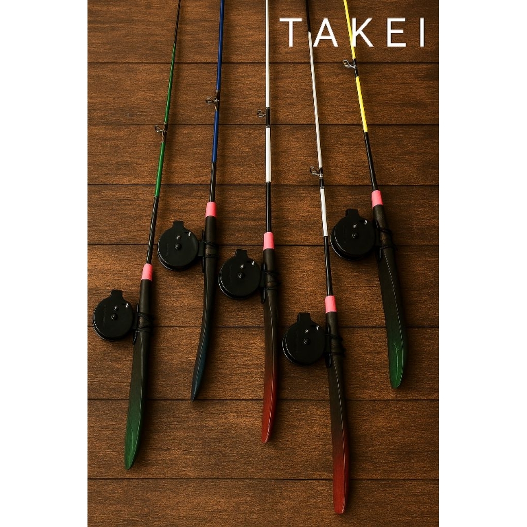 SET PANCING WADER FIBER KUAT SUPER LENTUR , TAKEI MICROFISHING