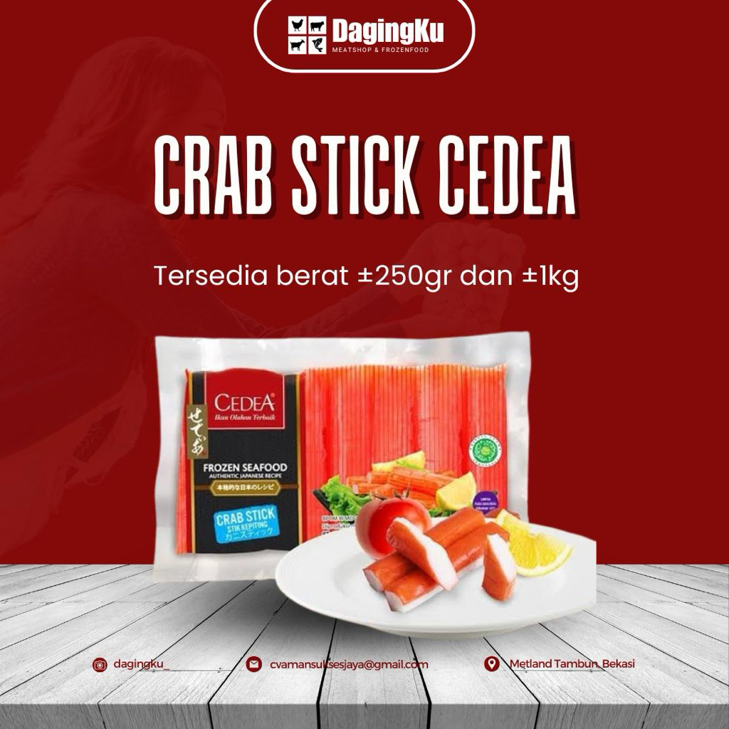 

Crab stick 1kg dan 250gr