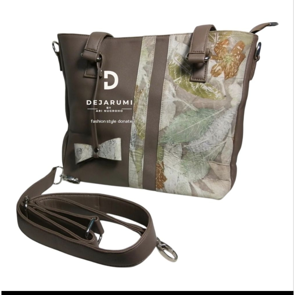 Tas Kulit Ecoprint
