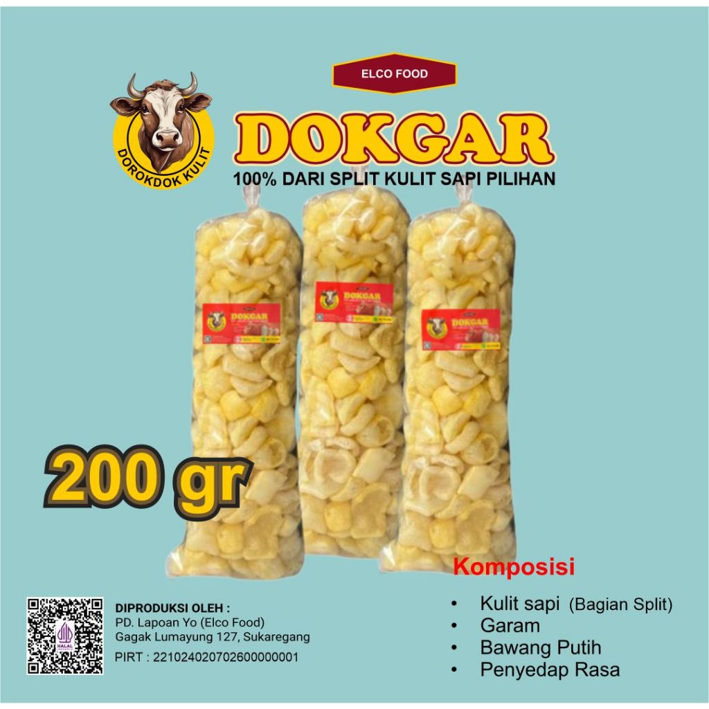 

Kerupuk Rambak Kulit Sapi Premium 200gr – Dorokdok Halal & Gurih - Dokgar