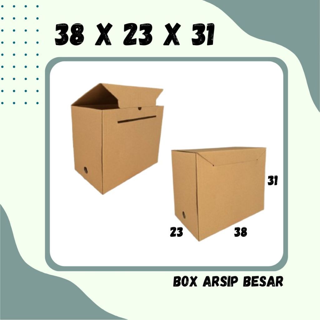 

Box Arsip Besar 38x23x31 Kardus Arsip Dus Packing/polos/Arsip/File/filebox/arsipbox/box Dokumen