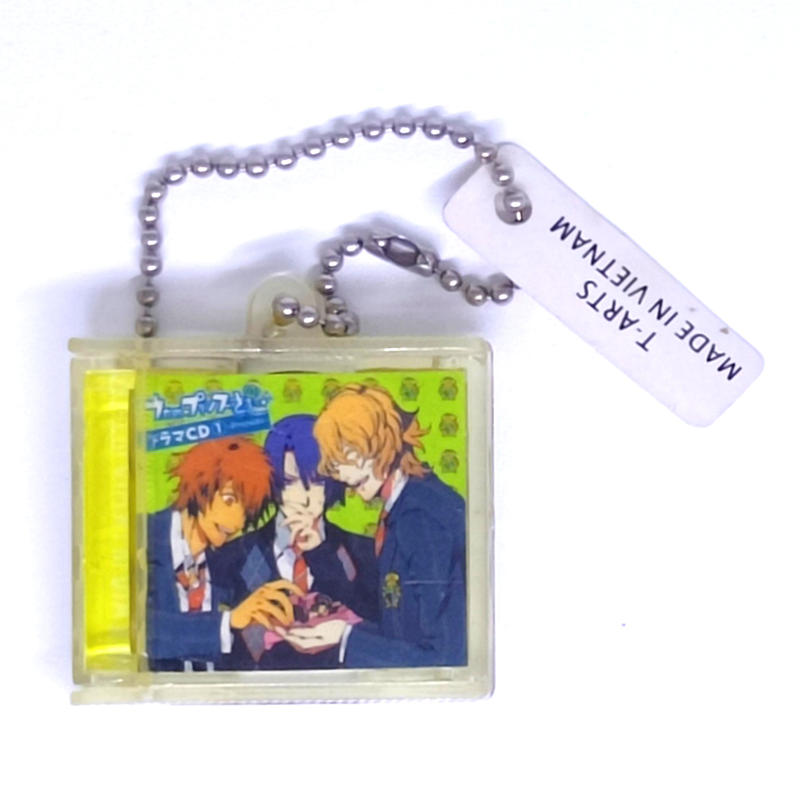 Uta no Prince Sama Chara Song CD Case Keychain - Hijirikawa Masato, Otoya Ittoki & Shinomiya Natsuki