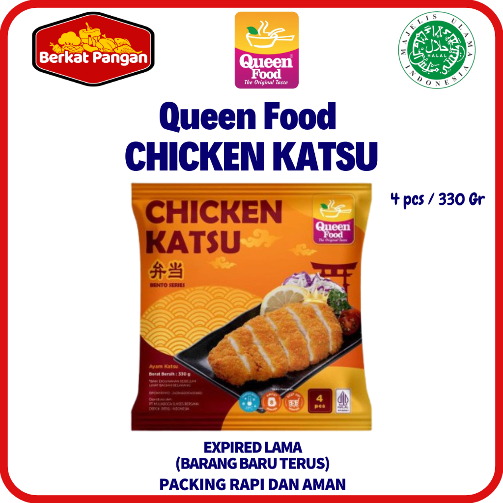 

Queen Food Chicken Katsu Bento | Olahan Fillet Ayam Ala Jepang