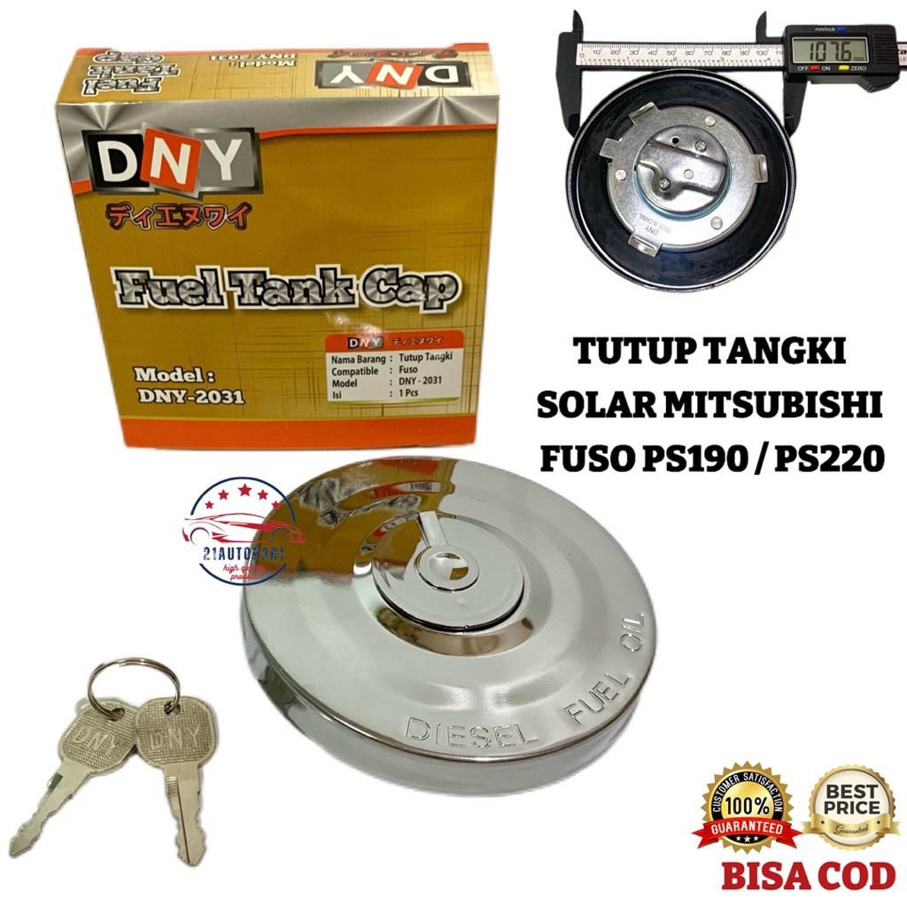 Tutup Tangki Solar Mitsubishi Fuso PS190 / PS220 Original DNY