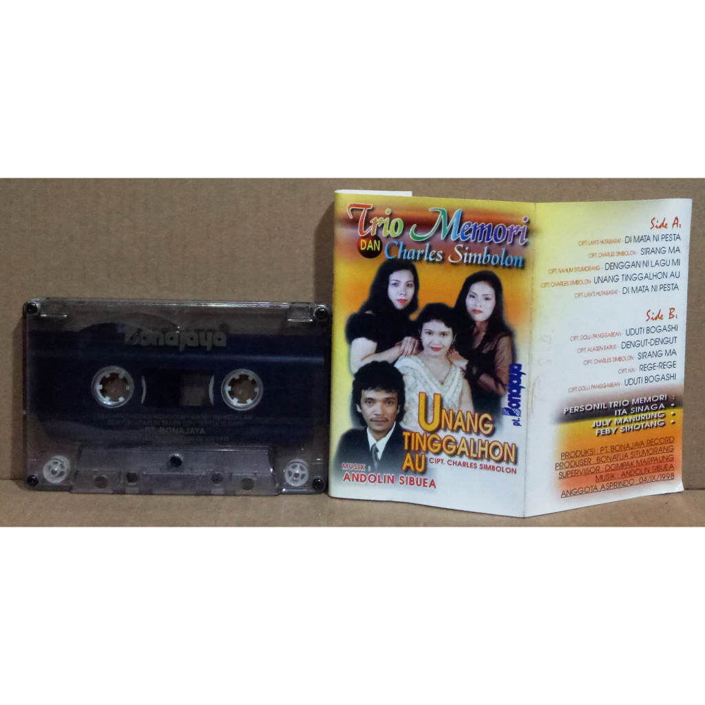 TRIO MEMORI & CHARLES SIMBOLON - UNANG TINGGALHON AU - Kaset