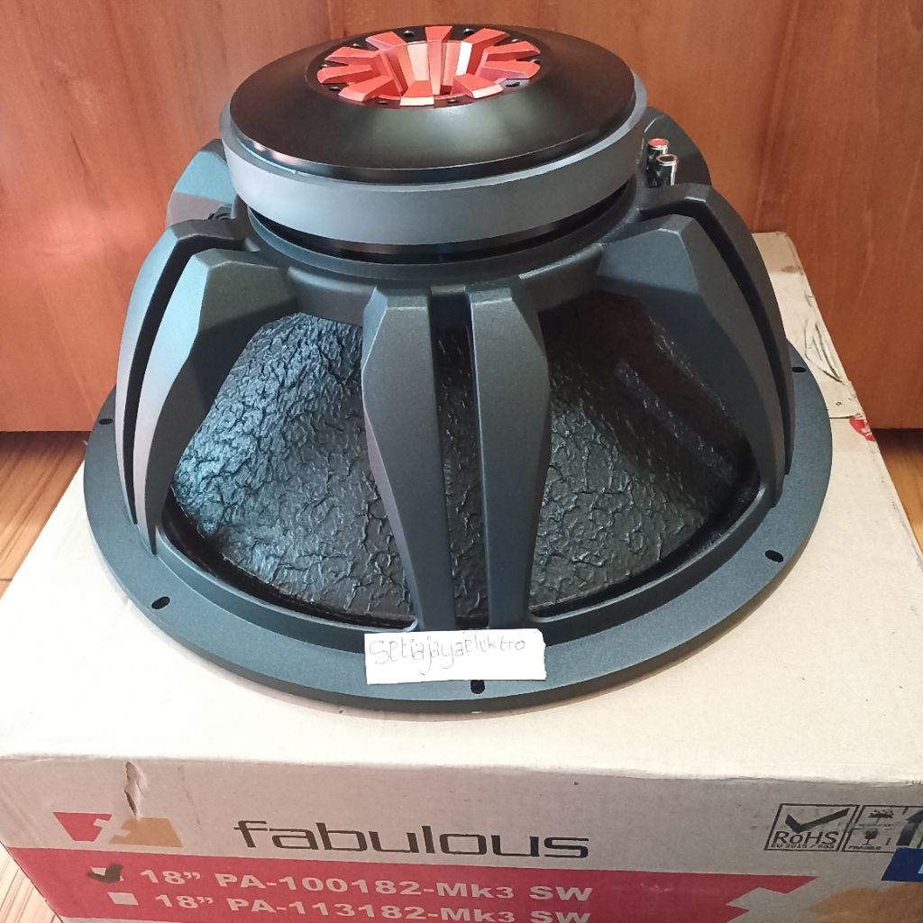 SPEAKER ACR 18 INCH FABULOUS 100182 mk3 sw SPEAKER 18" PA 100182