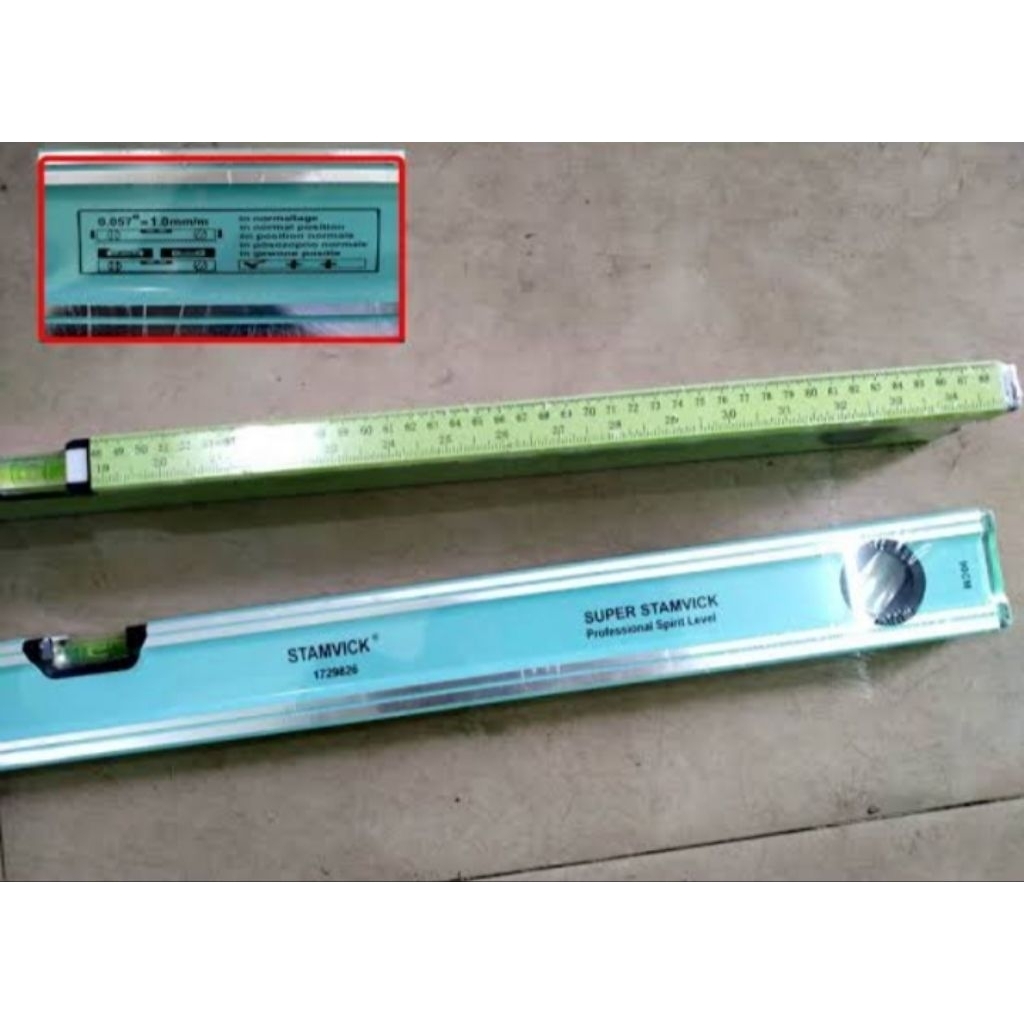 waterpass 60cm stamvick/Alat Ukur Waterpass