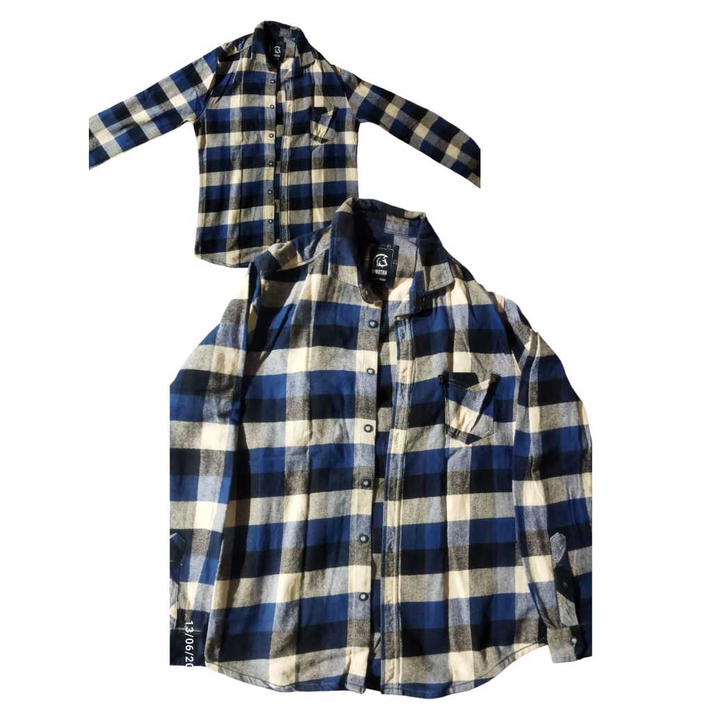 Kemeja flannel Merk SPARTAN (ori)