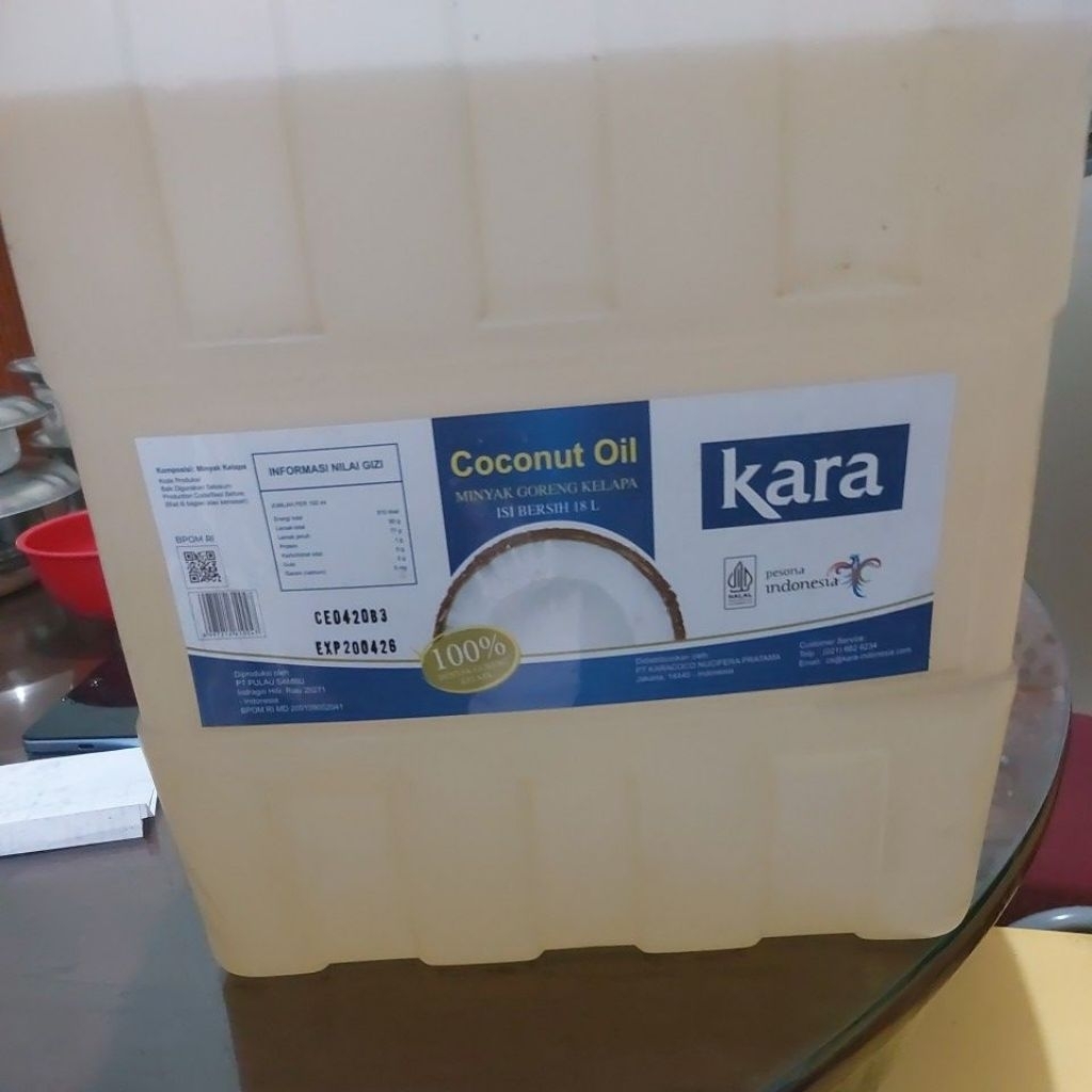 

kara minyak kelapa 18liter
