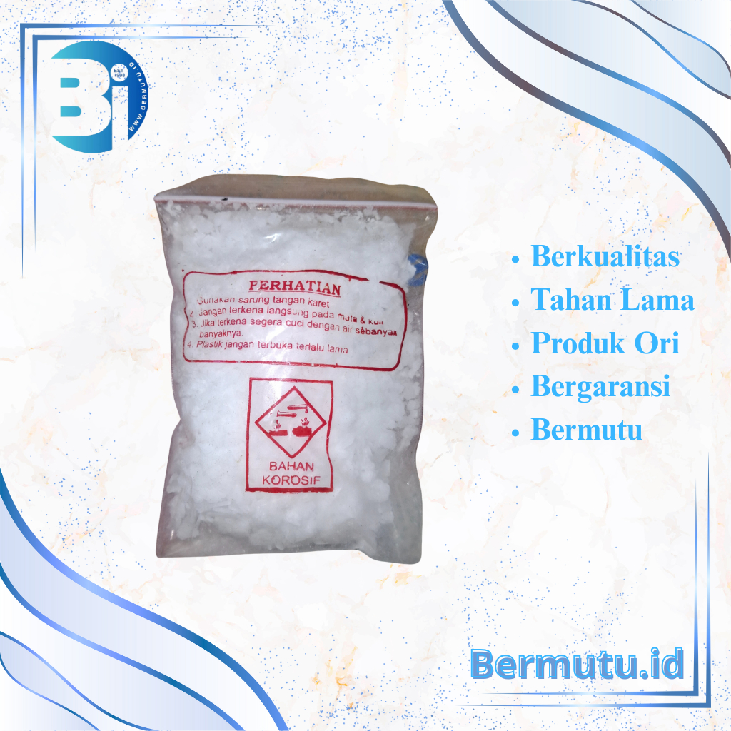 Soda Api Cap Pinguin Super Quality Bandung - Sodium Hydroxide (NaOH) 99% Murni untuk Sabun & Industr