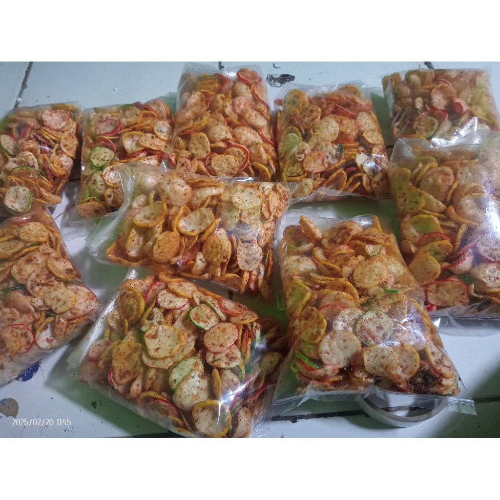 

kerupuk seblak bantet