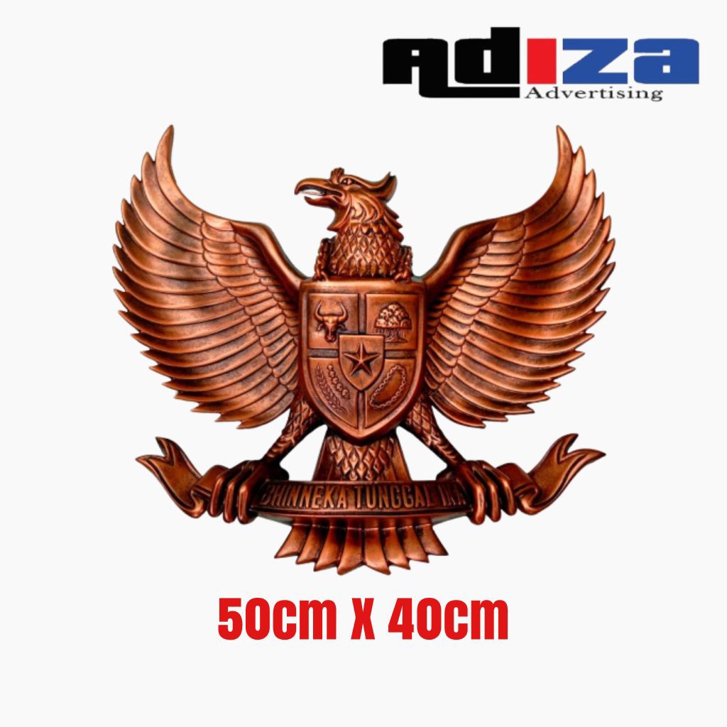 Patung Lambang Garuda Pancasila ukuran 50cm x 40cm