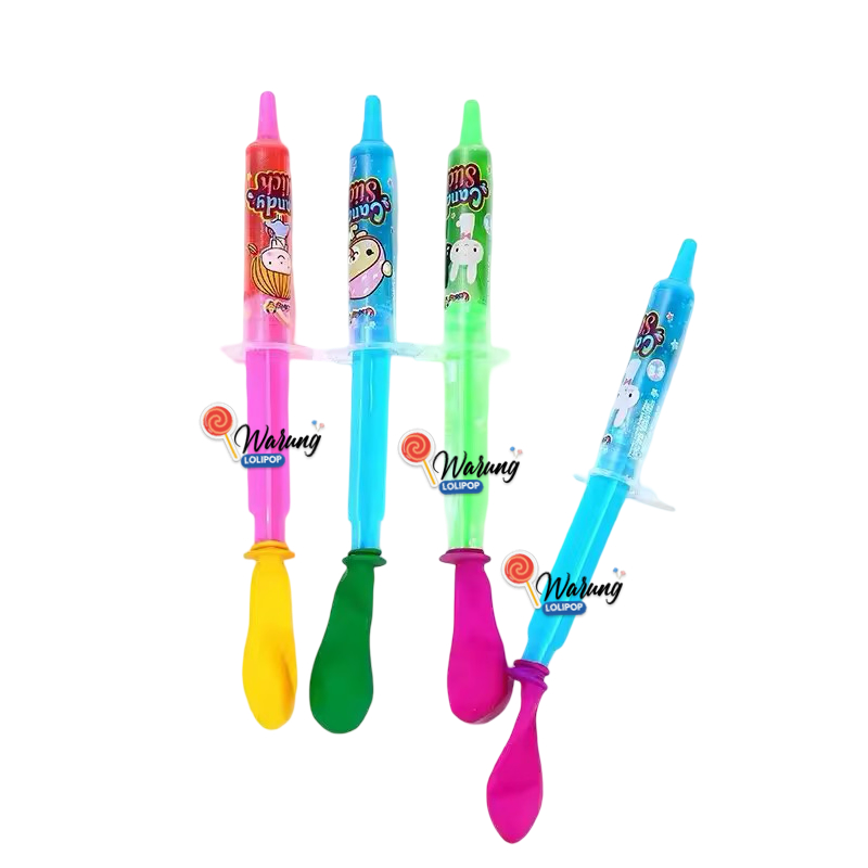 Gooku 28 Store Permen Syuntik Viral Warna-Warni 30 X 6 Gr Rasa Buah Jajanan Anak Unik Dari Warung