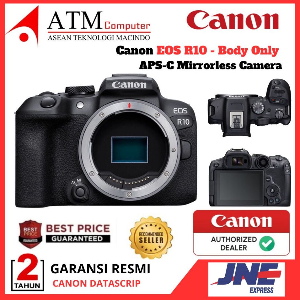 Canon EOS R10 Body Only Canon EOS R 10 Mirrorless Camera Garansi Resmi
