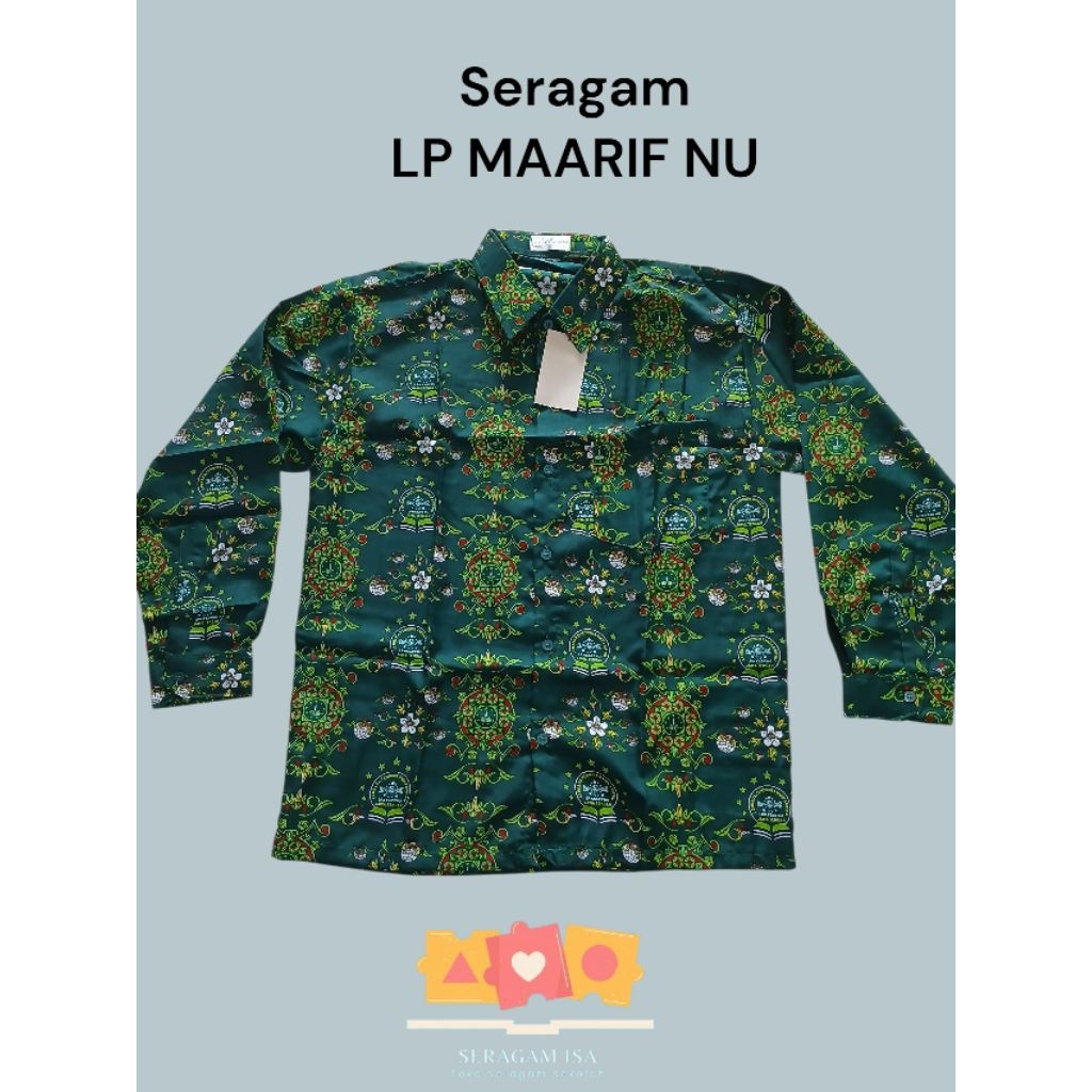 Seragam sekolah atasan batik LP Ma'arif NU Jawa Tengah MI,MTS,MA