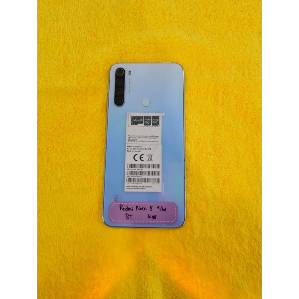 Xiaomi Redmi Note 8 6/128 4/64 Fullset Mulus No Minus