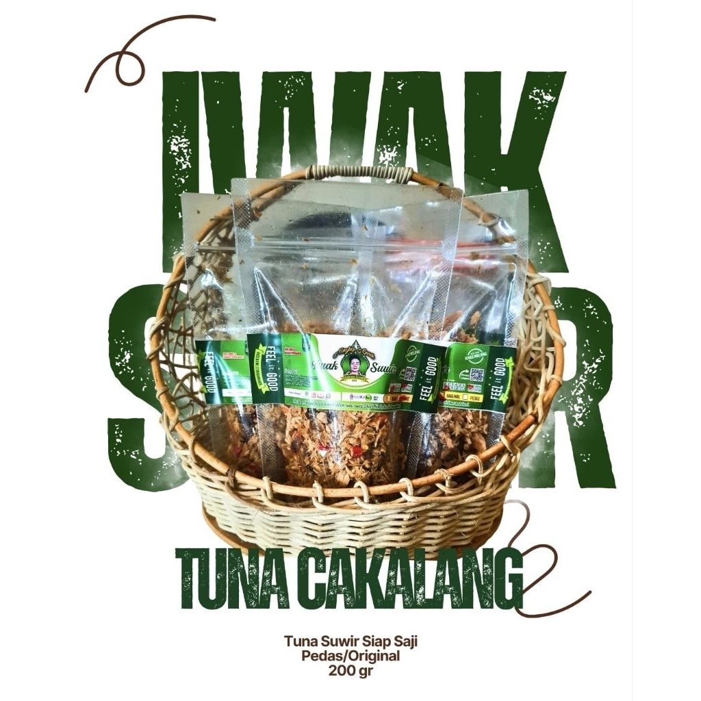 

Ikan Cakalang Suwir- Bumbu Pedas Gurih| Siap Santap | Lauk Praktis | 200gr