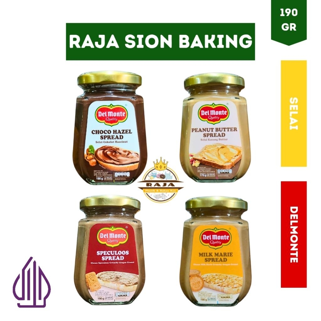 

DELMONTE Spread 190gr - All Variant ( NEW ) / Selai Oles Del Monte