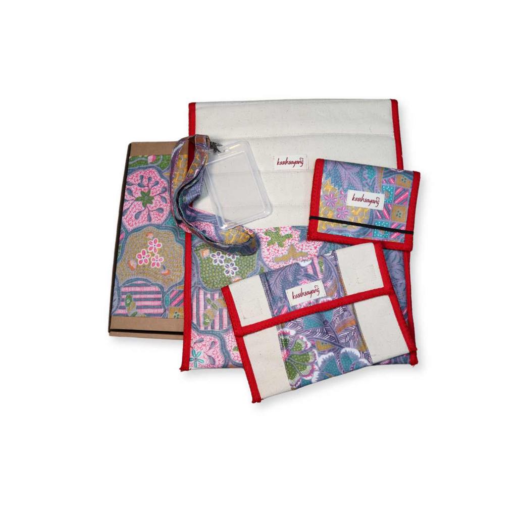 

Aksesoris Kerja/kantor , Accesories Work Batik, Lanyard/ID card,Pouch,Laptop sleeve, Card Wallet, Bright Pink Series