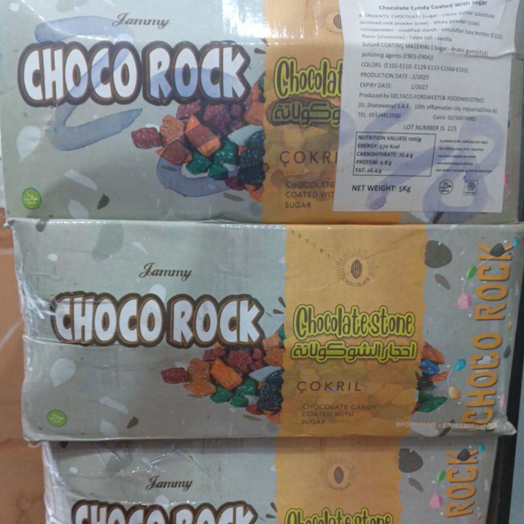 

Coklat Kerikil Jammy Choco Rock Stone 5kg