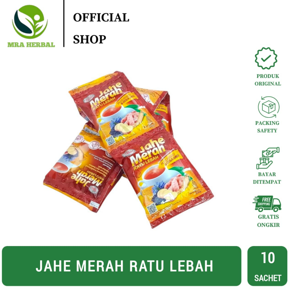 

Jahe Merah Ratu Lebah | Jahe Merah Plus Madu & Gula Aren | Jahe Merah Super Ratu Lebah