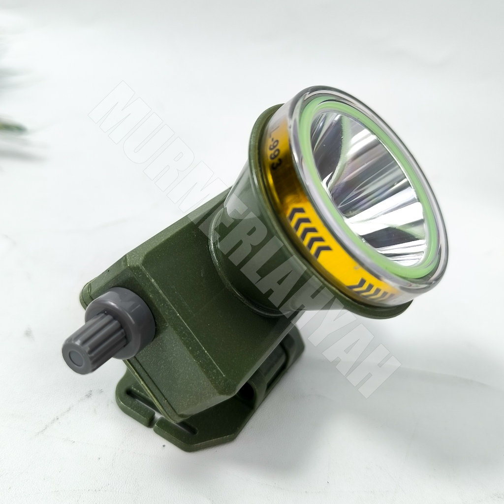 Senter Kepala LED Sunpro SL-993 160W Super Terang - Tahan Air, Baterai Lithium Rechargeable