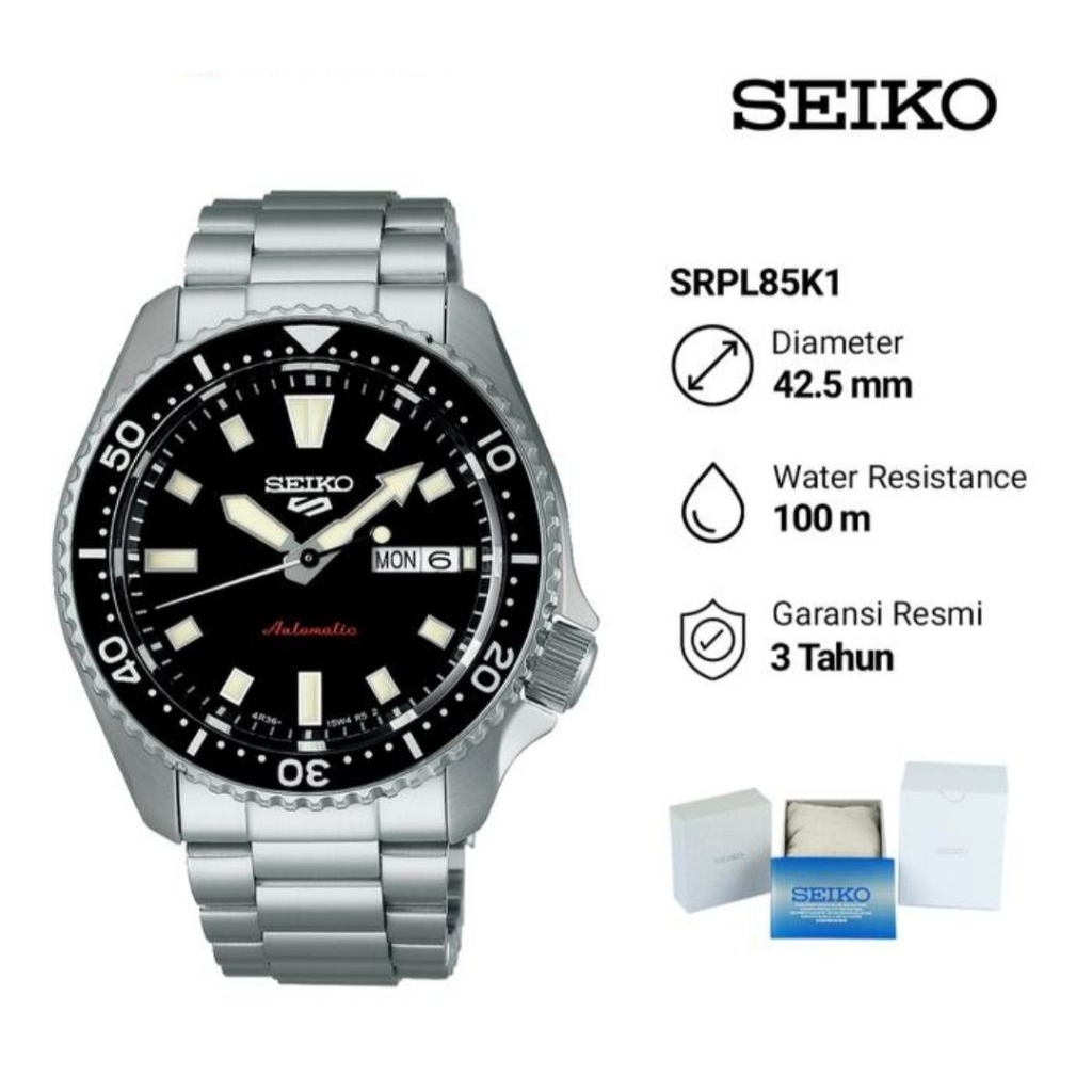 Jam Tangan Pria Seiko 5 SRPL85K1 SKX Series Original