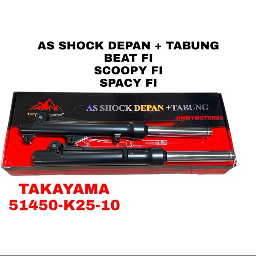 Takayama AS SHOCK + TABUNG tipe motor BEAT FI (BLACK)