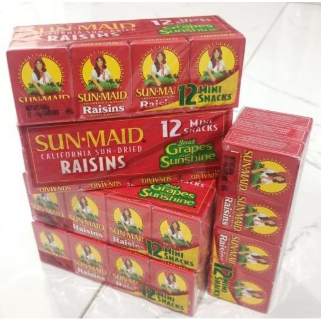

Sun Maid Sunmaid Kismis California Sun Dried Raisins Mini Snacks Pack 14s
