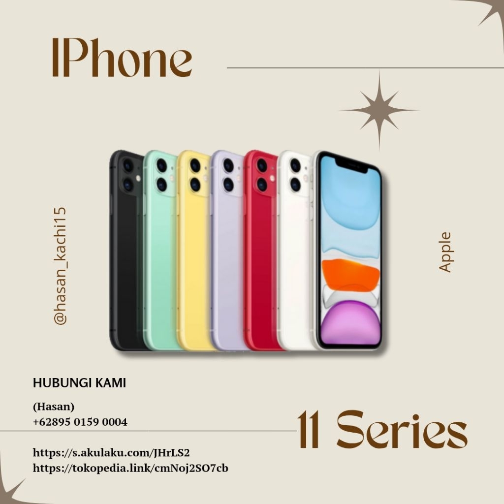 IPHONE 11 128 GB GARANSI RESMI