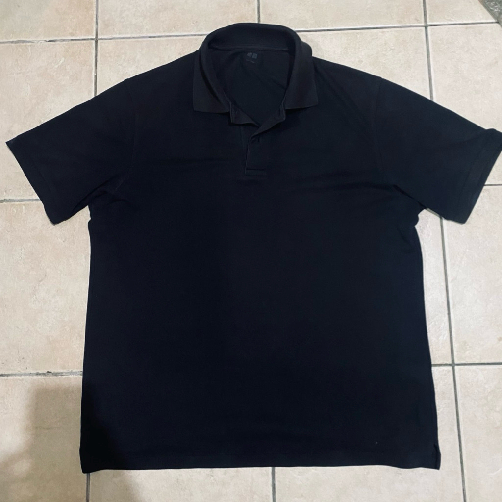 PRELOVED POLO UNIQLO HITAM XL