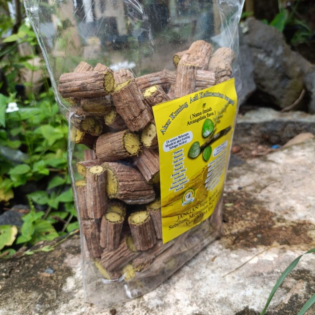 

Akar kuning kering untuk liver asli kalimantan 500 Gram