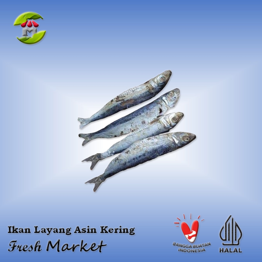 

[BOGOR] Ikan Layang Asin Kering Pack 450gr - 500gr