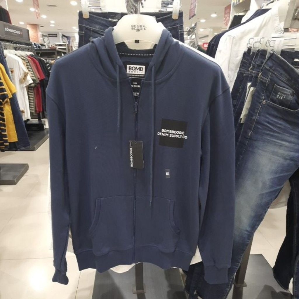 BOMBBOOGIE SWEATER PREMIUM RESLETING HOODIE ORIGINAL MATAHARI