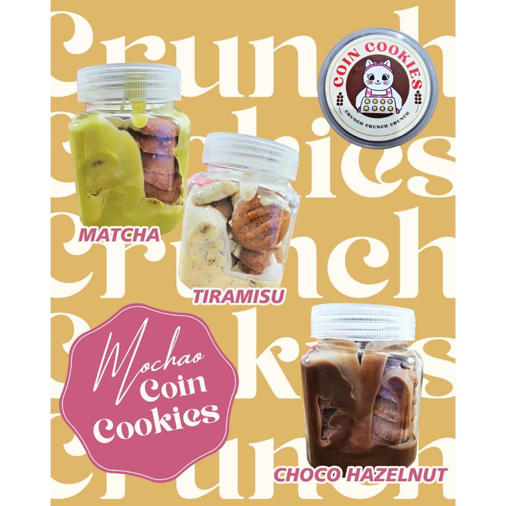 

1 Jar (130gr) COIN COOKIES MOCHA (mocha cookies dengan saus chocolate dengan rasa)