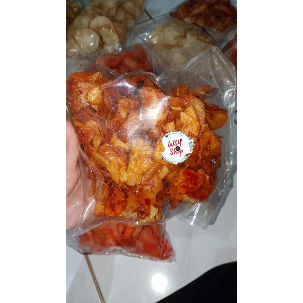 

Keripik Singkong PEDAS MANIS WSY