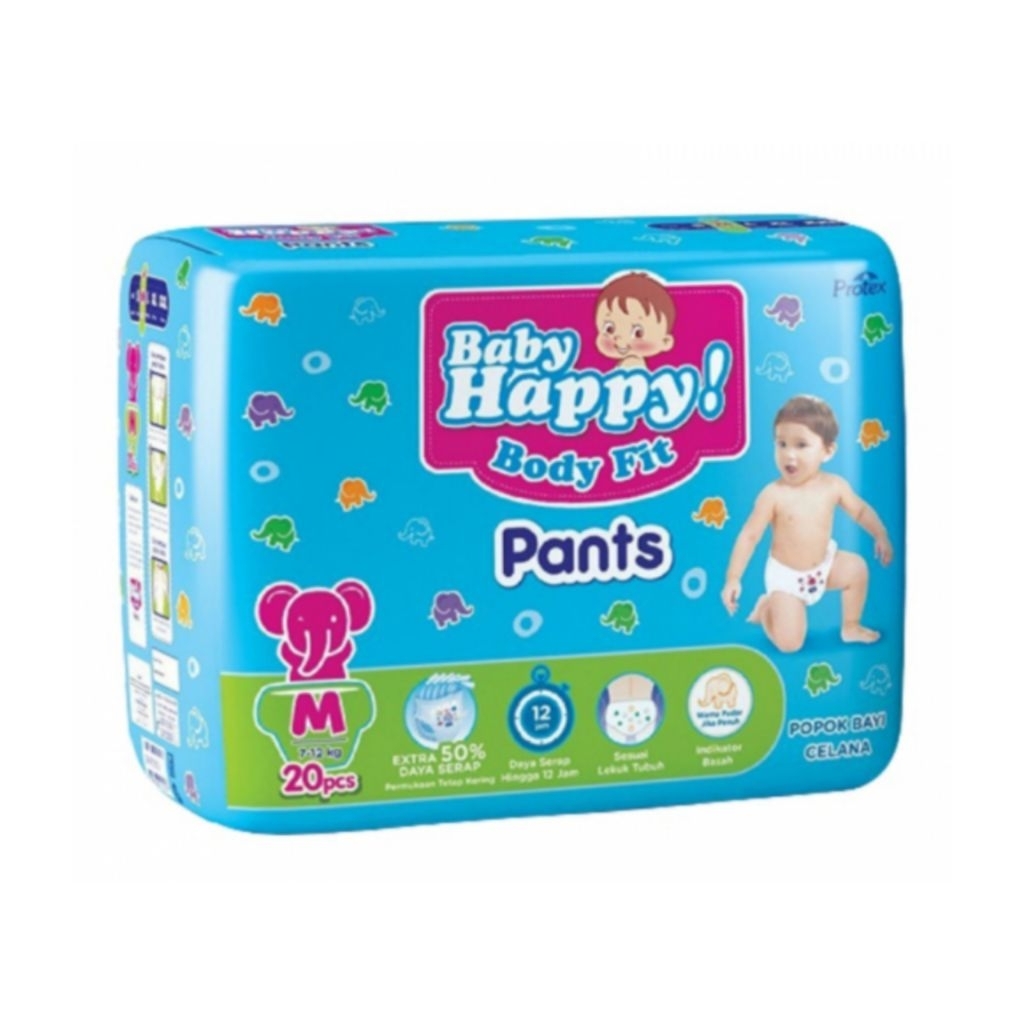Baby Happy Body Fit Pants Popok Celana M-20