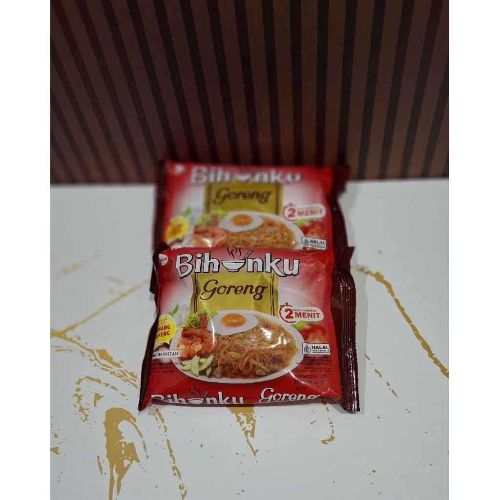 

BIHUNKU INSTAN GORENG DAN KUAH AYAM BAWANG