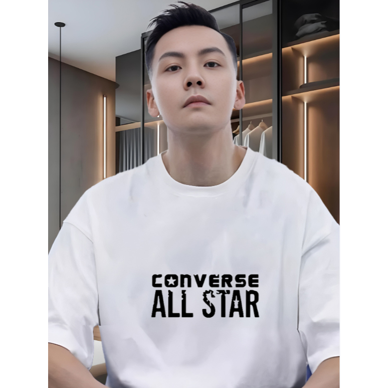 (COD) Kaos Gaya Instagram Desain Eksklusif Lengan Pendek Custom Gambar 100% Katun Ukuran Besar