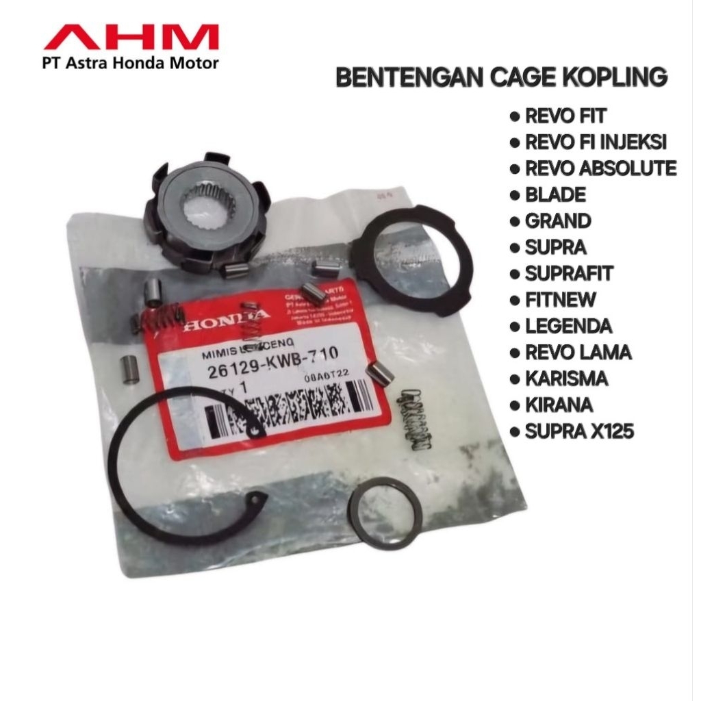 CAGE BENTENGAN KOPLING LONCENG REVO FIT REVO FI INJEKSI REVO ABSOLUTE BLADE GRAND SUPRA LAMA SUPRAFI