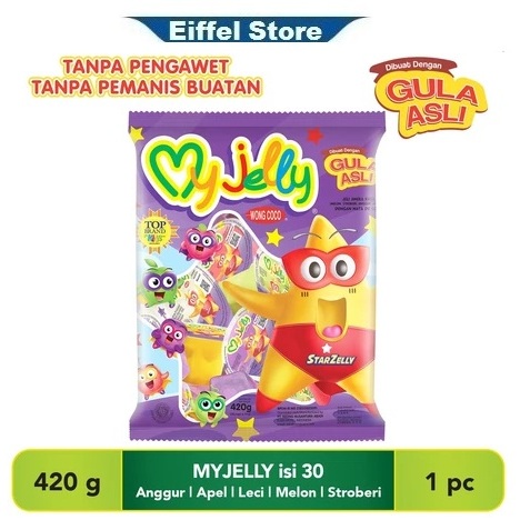 

My Jelly Wong Coco isi 15 & 30 Cups - Wong Coco MyJelly Anak Tanpa Pemanis Buatan