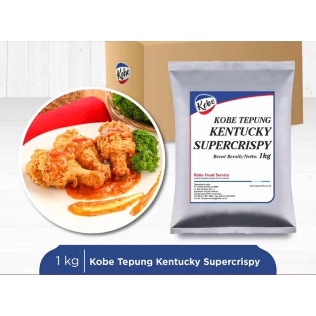 

Tepung Kentucky Super Crispy KOBE 1 kg