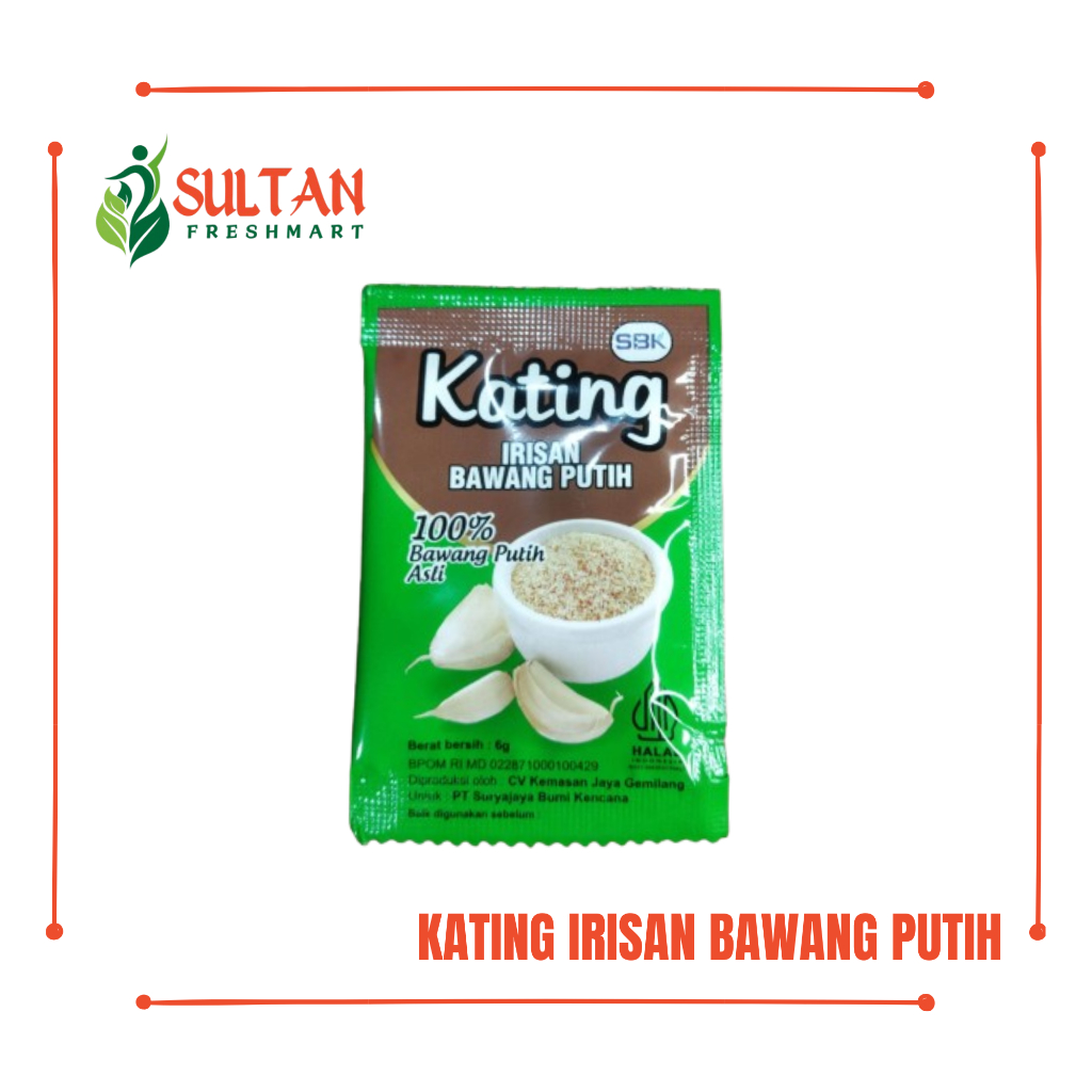 

[INSTAN] Kating Irisan Bawang Putih 6gr