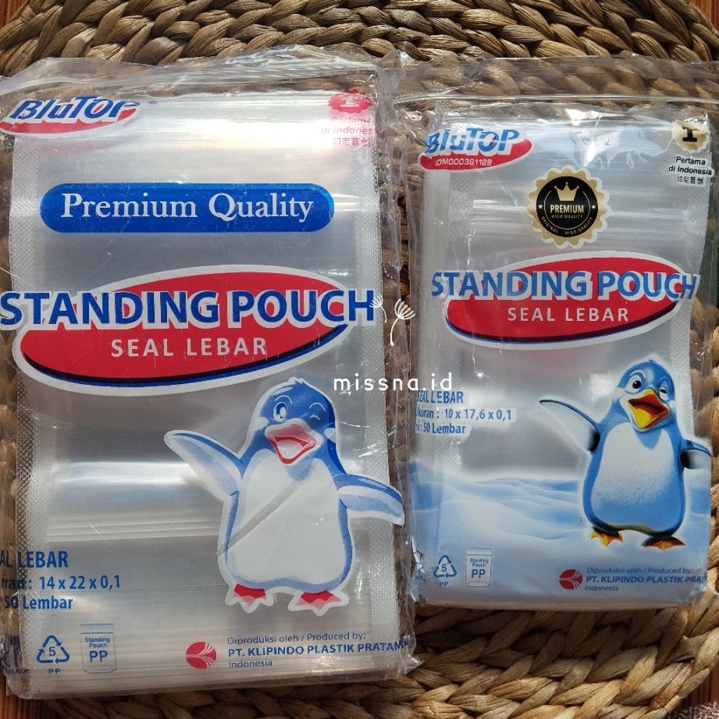 Standing pouch 10 x 17