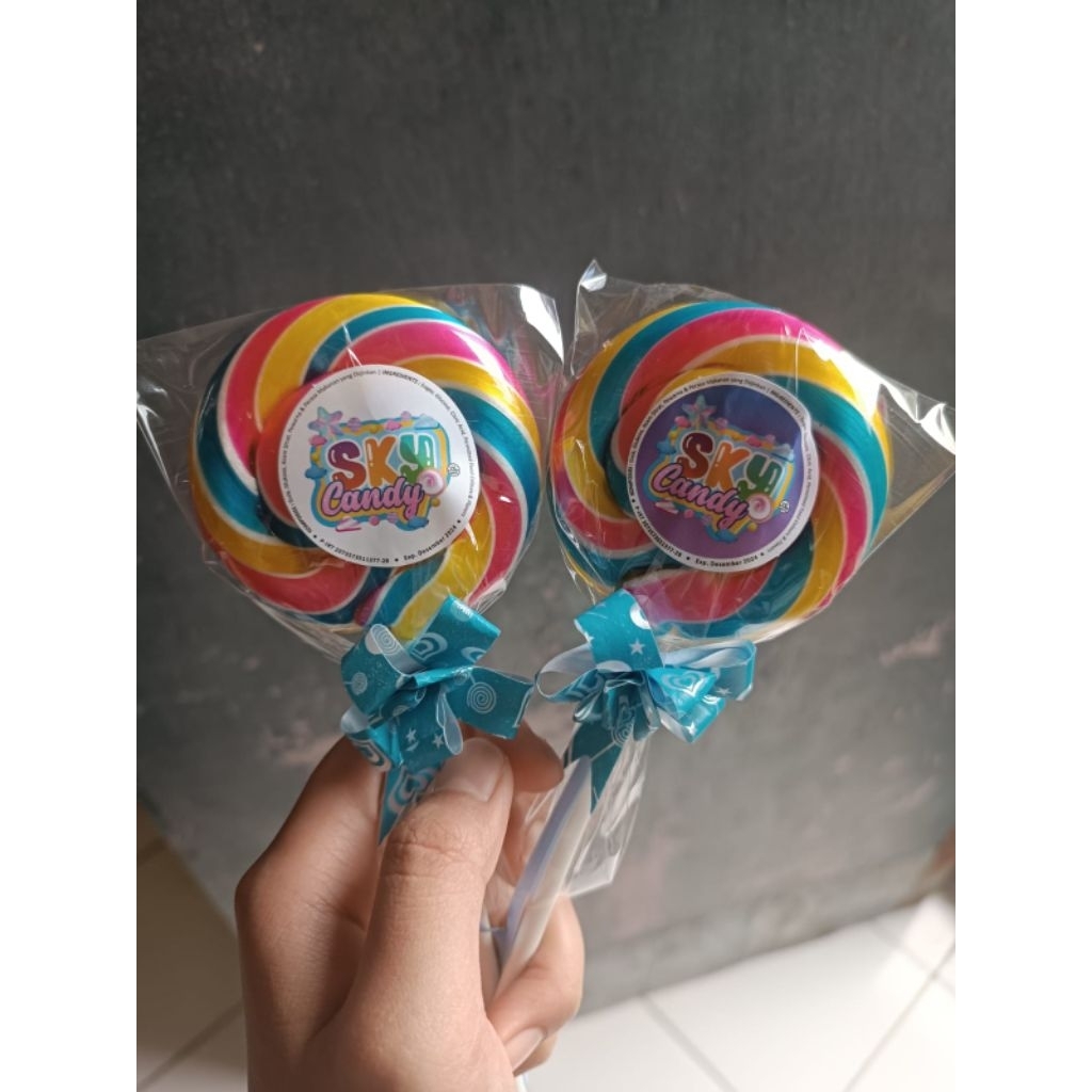 

Permen lolipop bulat 6.5cm 50pcs